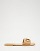 Zoia Desert Gold Buckle Slide