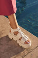 Kailan Bone Fisherman Platform Sandal