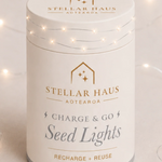 Charge & Go Silver Warm White Rechargeable 2m String Seed Lights