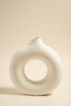 Donut White Large Candle Holder