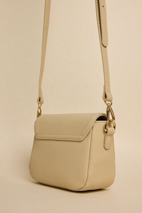 beige mini handbag