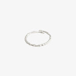 Lulu Recycled Chain Stack EOL Silver Plated Ring