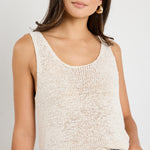 Reef Ivory Relaxed Knit Tank Top