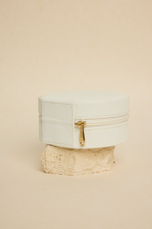 White jewellery case