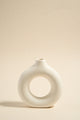 Donut White Small 13x12.5cm Candle Holder