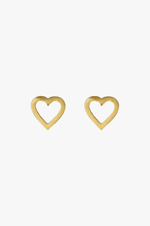 Sophia Open Heart Stud Earring ACC Jewellery Pilgrim   