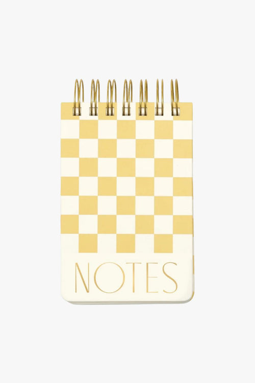 Twin Wire Chunky Notepad Checks HW Stationery - Journal, Notebook, Planner Designworks Ink   