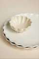 Wave Matte Ivory Dipping Bowl