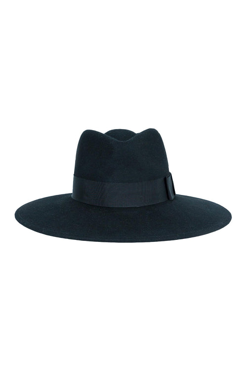 Joanna Black Felt Hat ACC Hats Brixton   