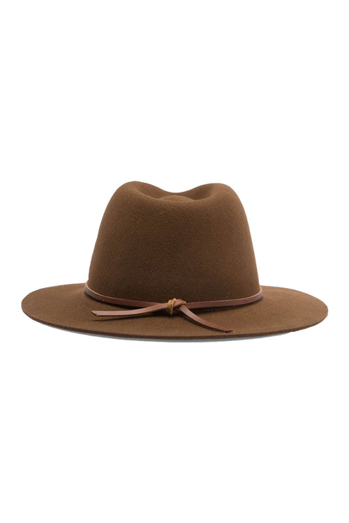 Wesley Packable Fedora Coffee Hat ACC Hats Brixton   