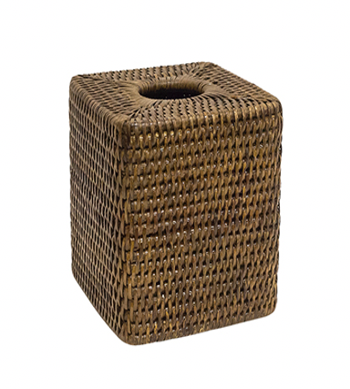 Ragnor Square Natural Tissue Box HW Storage - Stand, Bottle, Box, Basket, Tray French Country   