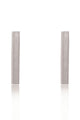 Bar St Silver Stud Earring