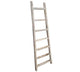 White Reclaimed Teak Ladder 30x4.5x155cm