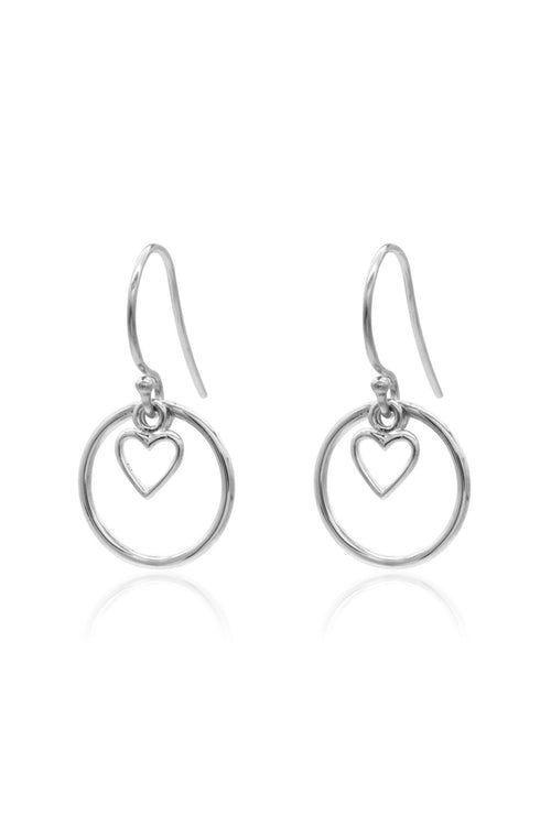 Heart Halo SS Earrings ACC Jewellery Linda Tahija   