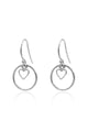 Heart Halo SS Earrings