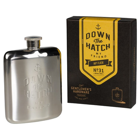 GH (Hip Flask) 177ml giftboxed HW KITCHEN - Tableware, Serveware, Placemats Gentlemens Hardware   