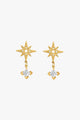 Star Stud Earring with Embellishment