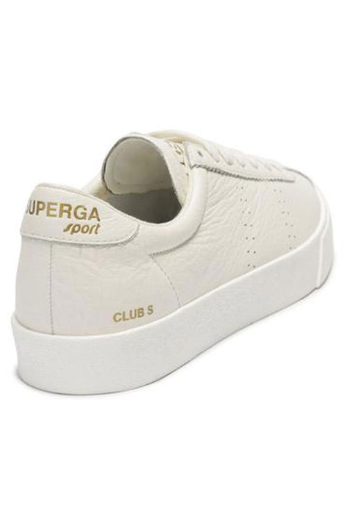 2843 Clubs Tumbled White Cloud Leather Sneaker ACC Shoes - Sneakers Superga   