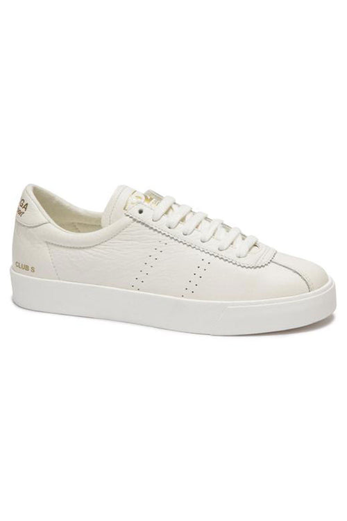 2843 Clubs Tumbled White Cloud Leather Sneaker ACC Shoes - Sneakers Superga   