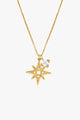 Single Star Necklace with Embellishment