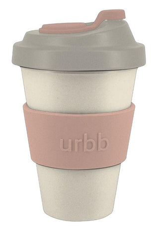 Reuseable Bamboo Paris Natural Blush Pink Cup HW Drink Bottles, Coolers, Takeaway Cups Porter Green   