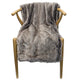 Slate Faux Fur Throw 160x130cm