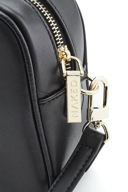 The 1995  Gold Zip Crossbody Bag Nappa Black Leather ACC Bags - All, incl Phone Bags Nakedvice   