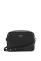 The 1995  Gold Zip Crossbody Bag Nappa Black Leather