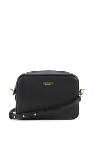 The 1995  Gold Zip Crossbody Bag Nappa Black Leather ACC Bags - All, incl Phone Bags Nakedvice   