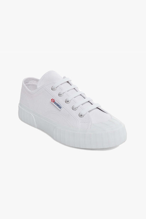 2630 Stripe White Canvas Sneakers ACC Shoes - Sneakers Superga   