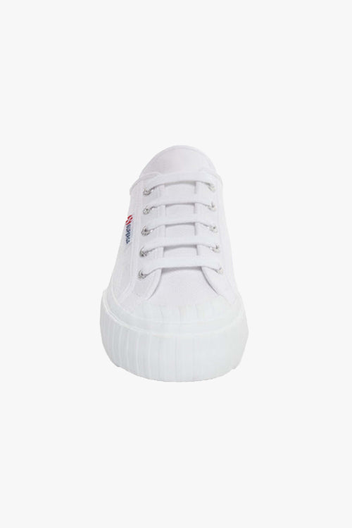 2630 Stripe White Canvas Sneakers ACC Shoes - Sneakers Superga   