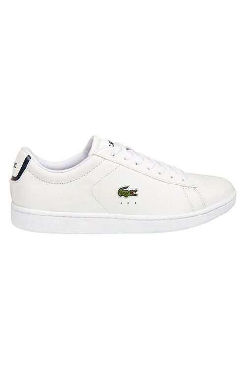 Carnaby Evo BL 1 White with Black Trim Leather Sneaker ACC Shoes - Sneakers LaCoste   