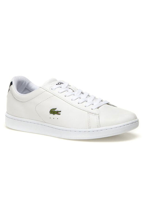 Carnaby Evo BL 1 White with Black Trim Leather Sneaker ACC Shoes - Sneakers LaCoste   