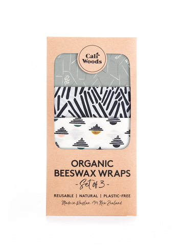 Organic Beeswax Wraps Set of 3 HW Serveware - Plate, Bowl, Servers, Dish, Platter Not specified   