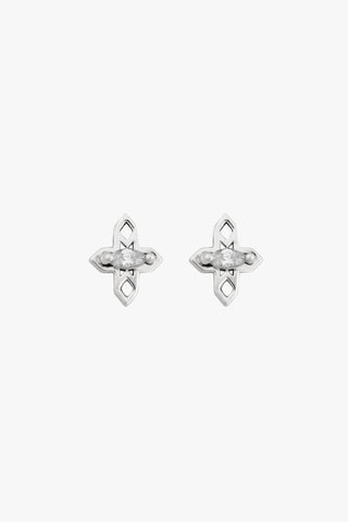 Tiny Cross Stud Earring EOL ACC Jewellery Lindi Kingi   