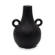 Sven Black Vase with Handles 16x21.5cm