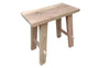 Small Natural Reclaimed Teak Bench 40x20x39cm