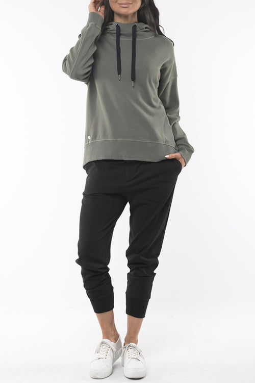 Jasmine Khaki Hoodie WW Sweatshirt Foxwood   