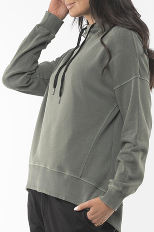 Jasmine Khaki Hoodie WW Sweatshirt Foxwood   