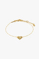 Sophia Heart EOL Bracelet Gold