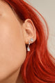 Valkyria Silver Plated Drop Pendant Hoop and Stud Earrings EOL Set