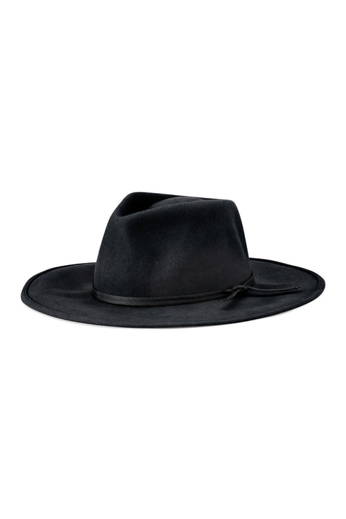 Joanna Packable Black Felt Hat ACC Hats Brixton   