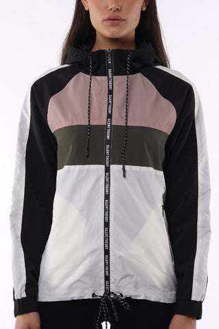 Calypso Spray Multi Block Stripe Wind Jacket WW Jacket Silent Theory   