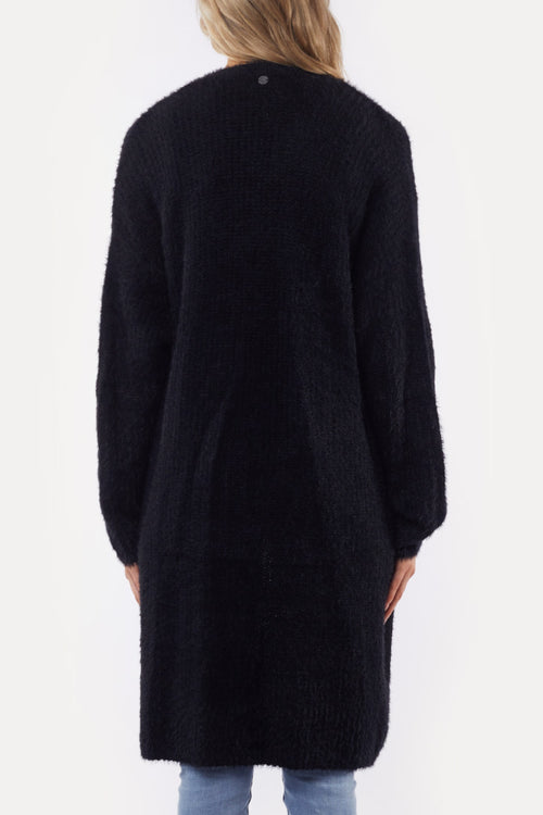 Scarlet Black Long Knit Cardi WW Knitwear All About Eve   