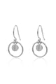 Ridge Halo SS Earrings