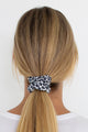 Navy Daisy Scrunchie