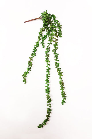 Green String of Pearls Succulent HW Planters, Foliage, Artificial Flowers Chiba Enterprises   