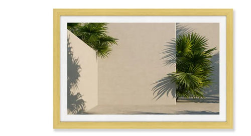 LA Palms Art Print 90x60cm HW Art - Wall Decor, Clock, Wall Mirror Capulet Home   