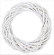 White Medium Willow Wreath 50x10cm