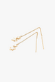 Falling Stolen Star Thread Earrings 18ct Gold Plated